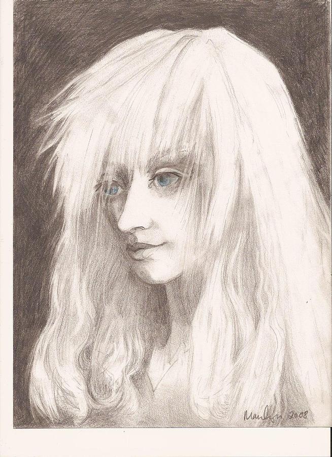 Frazzled Blond Drawing by Marilyn Moskowitz - Fine Art America