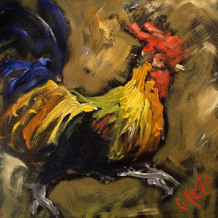 Frazzled Painting by Carole Foret