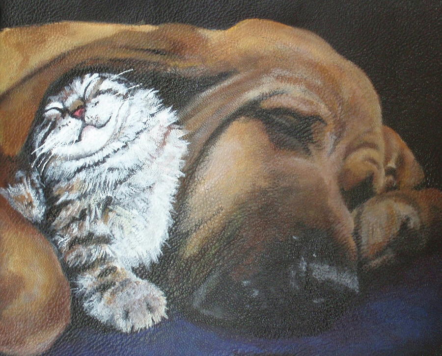 Fred and Dalila Painting by Carol Russell