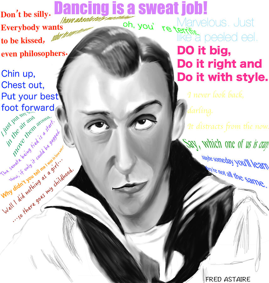 Fred Astaire Digital Art by Bless Misra