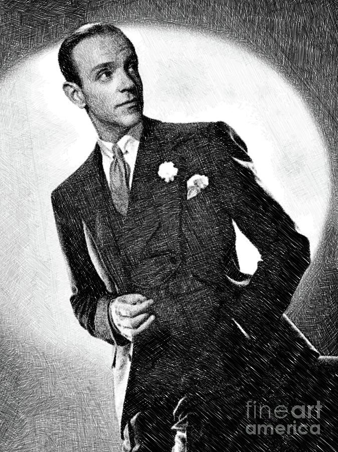 Fred Astaire, Legend By Js Drawing
