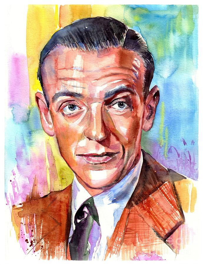 Fred Astaire Painting - Fred Astaire painting by Suzann Sines