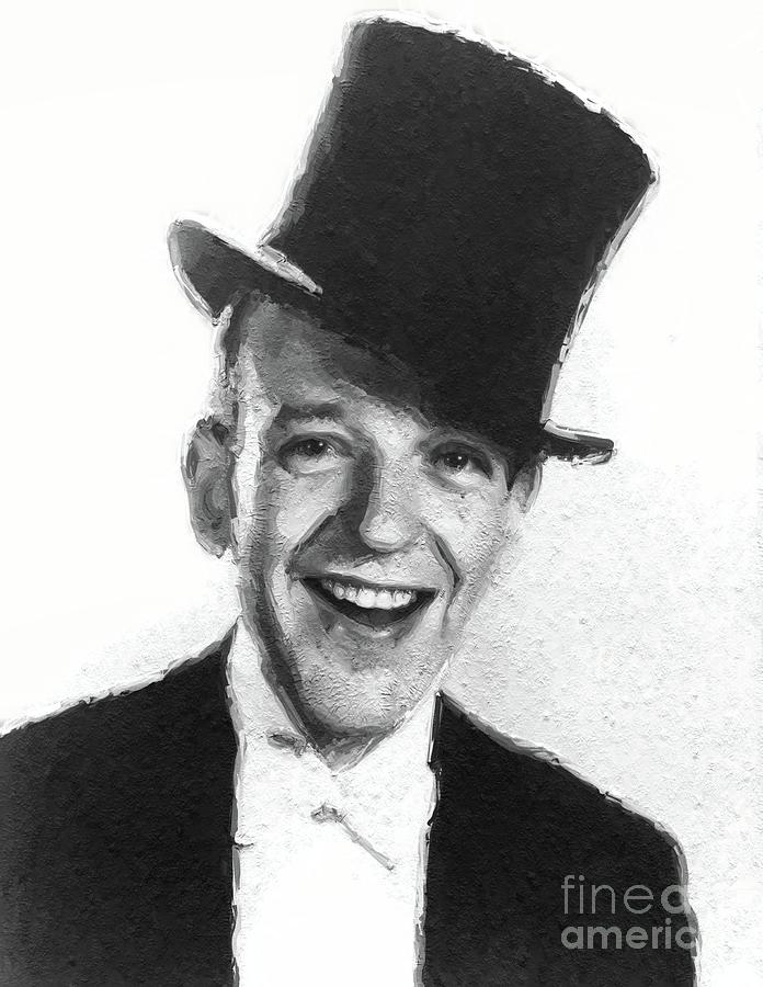 Fred Astaire, Vintage Actor And Dancer Digital Art