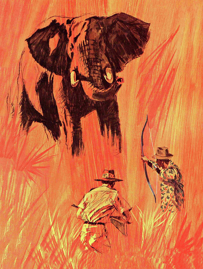 Elephant Digital Art - Fred Bear Archery Catalog Cover 1965 by Movie Poster Prints