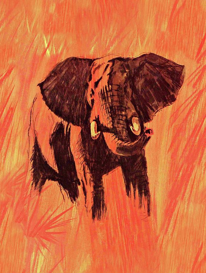 Fred Bear Elephant 1965 Mixed Media by Movie Poster Prints