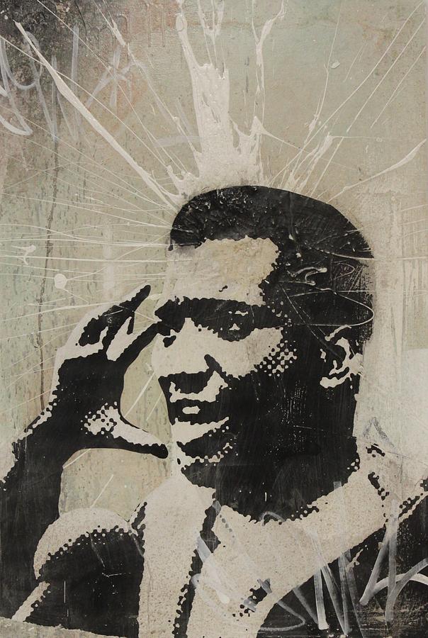 Black Panther Movie Mixed Media - Fred Hampton by Dustin Spagnola
