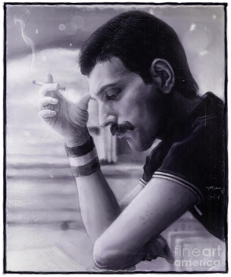 Freddie Mercury Digital Art - Freddie Mercury by Andre Koekemoer