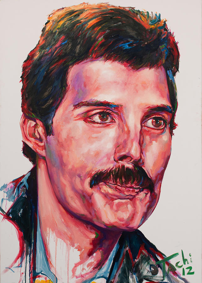 Freddie Painting by Tachi Pintor