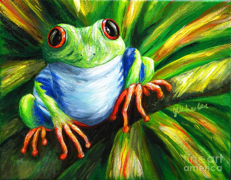 Jungle Painting - Freddy by JoAnn Wheeler