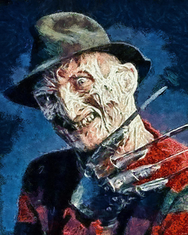 Freddy Kruegar Digital Art by Joe Misrasi