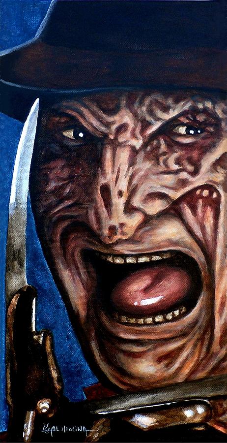 Freddy up close and personal Painting by Al  Molina