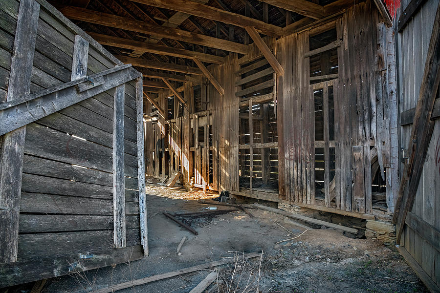 Frederick Barn Interior Photograph by Murray Bloom