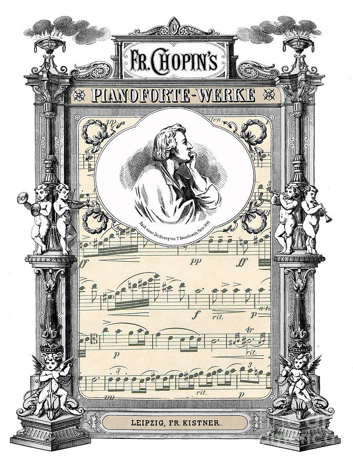 Frederick Chopin Polonaise art Digital Art by Justyna Jaszke JBJart