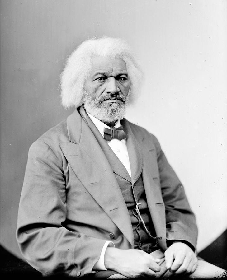 Portrait Photograph - Frederick Douglass 1818-1895, African by Everett
