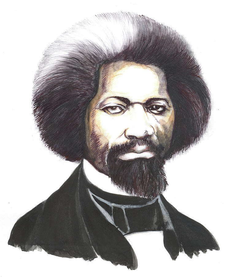 Frederick Douglass Painting by Emmanuel Baliyanga | Fine Art America