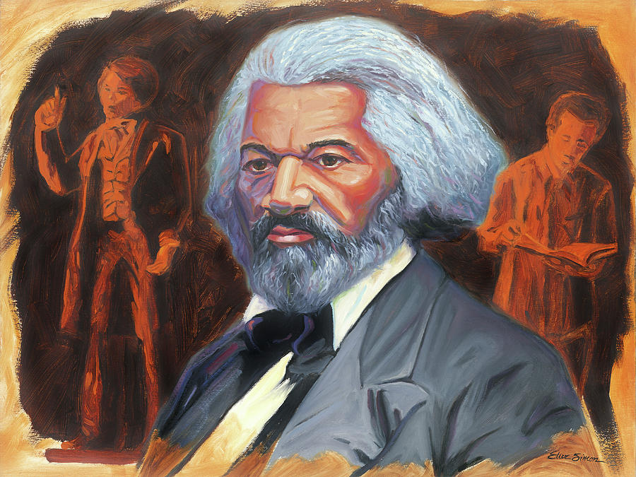 Frederick Painting - Frederick Douglass by Steve Simon