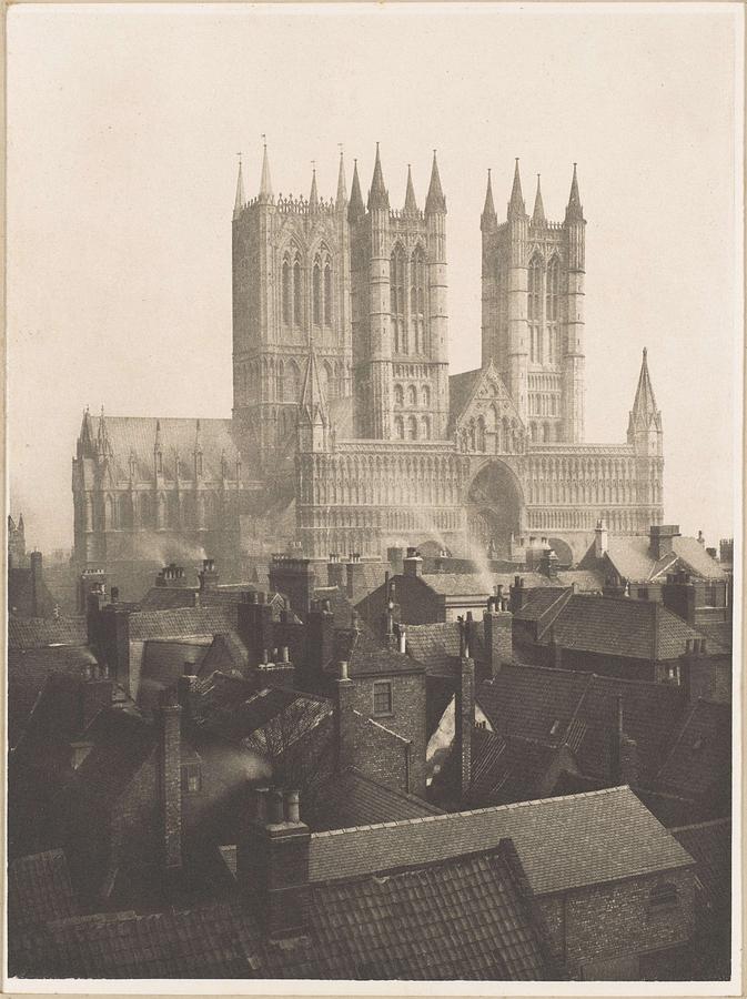 Frederick H. Evans, British, London 1853-1943 London, Lincoln Cathedral, From the Castle Painting by Celestial Images