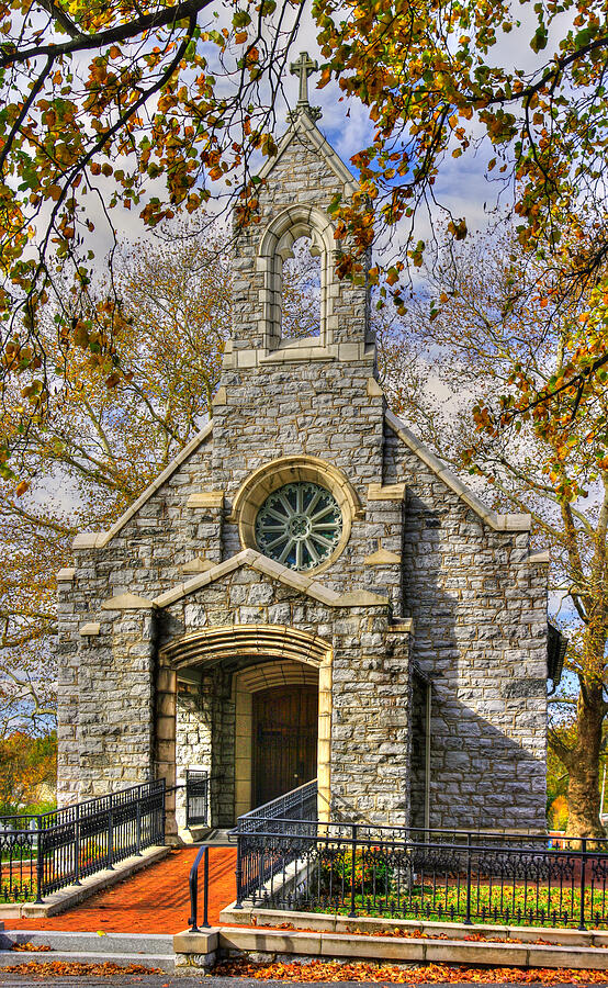 Frederick Maryland Historic District Series - Key Memorial Chapel No. 6, Mount Olivet Cemetery Photograph by Michael Mazaika