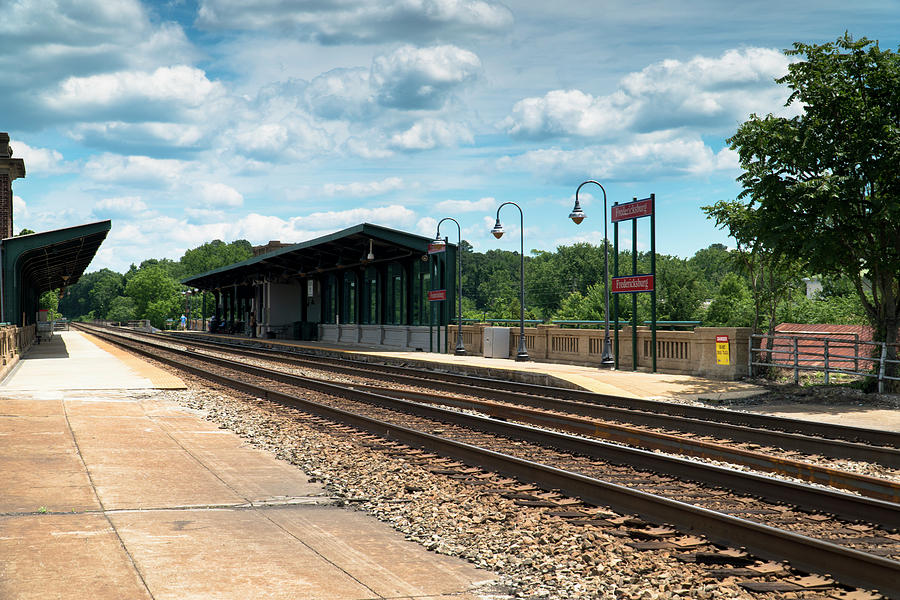 Fredericksburg Photograph - Fredericksburg Rail Station by Arthur English Fredericksburg Photograph - Fredericksburg Rail Station by Arthur English