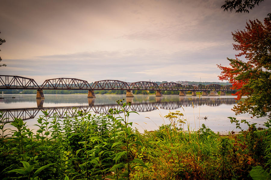 Fredericton Railway Bridge Photograph by Mark Llewellyn