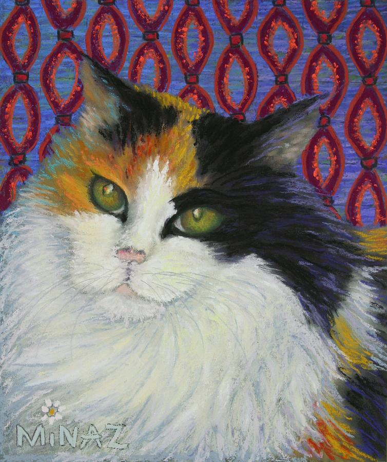 Freds Cat Painting by Minaz Jantz