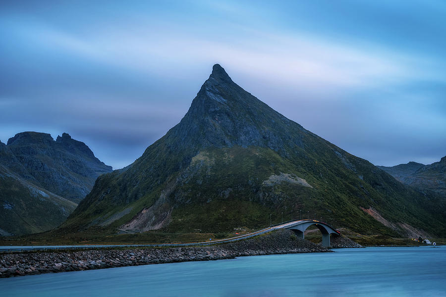 Fredvang bridge on Lofoten islands in Norway Photograph by Miroslav ...