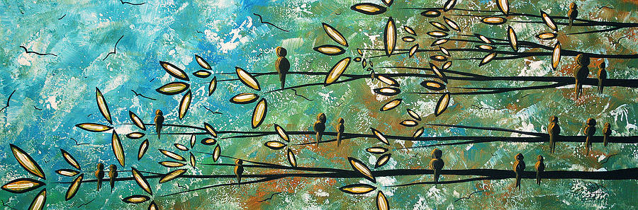 Free as a Bird by MADART Painting by Megan Aroon