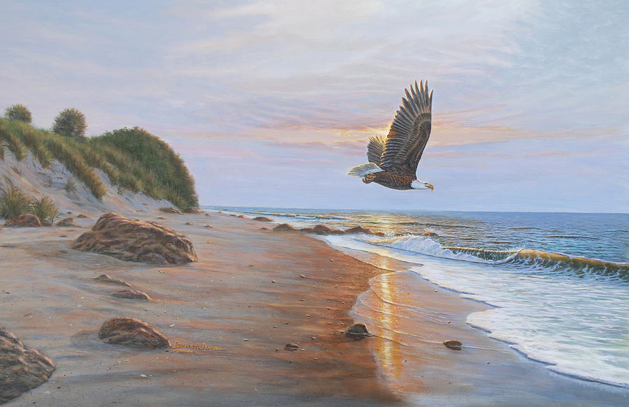 Free Bird Painting by Bruce Dumas