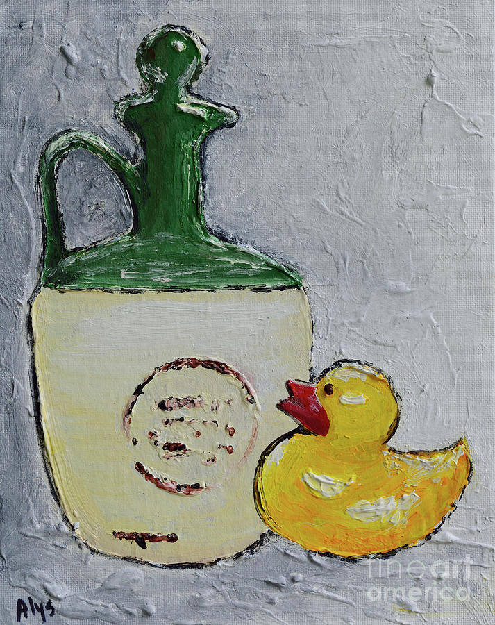 Free Duck Painting by Alys Caviness-Gober