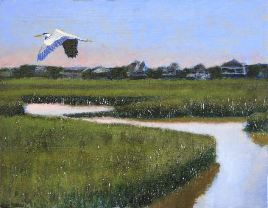 Low Country Painting - Free Flight by David Zimmerman