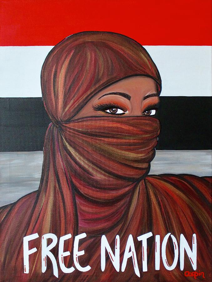 Free Nation 3 #1 Painting by Art By Naturallic