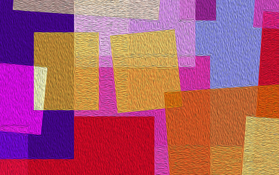 Free Squares - Part Three Digital Art by Robert J Sadler