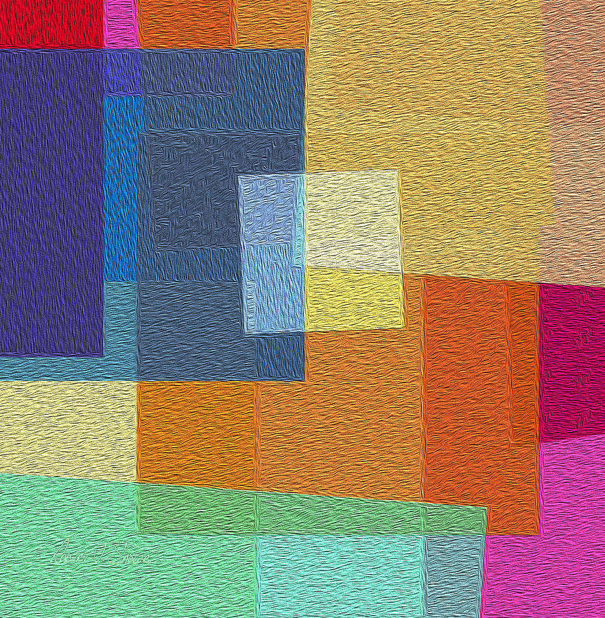 Free Squares - Part Two Digital Art by Robert J Sadler