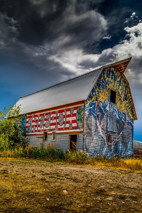 Freedom Barn Photograph by Bryan Moore