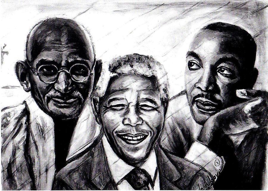 Freedom Hero print Drawing by Wale Adeoye