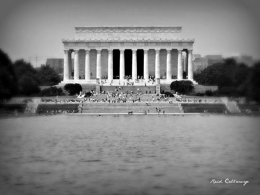 Freedom In Focus The Lincoln Monument  Photograph by Reid Callaway
