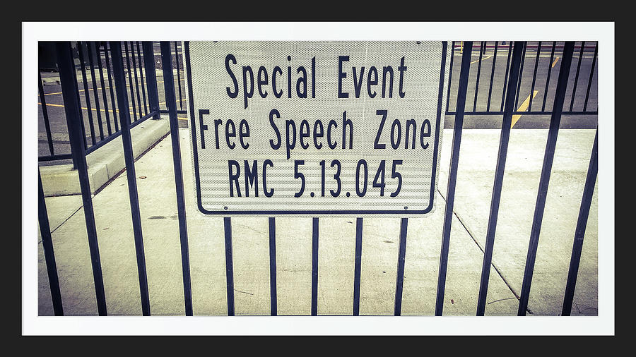 speech zone meaning