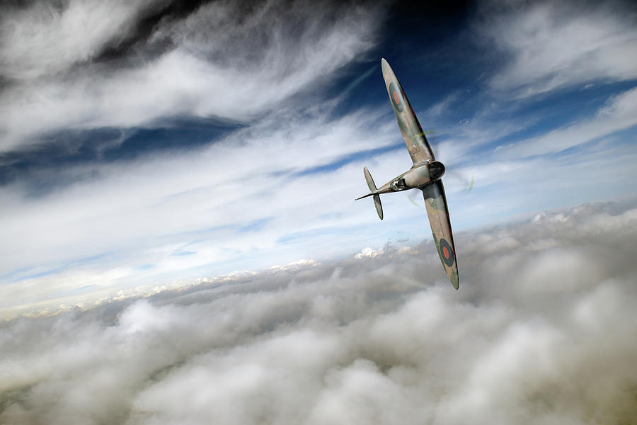 Freedom - Spitfire solo Photograph by Gary Eason