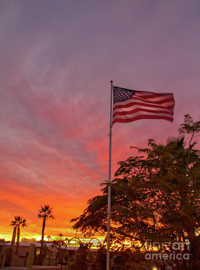 Freedom Sunset Photograph by Robert Bales