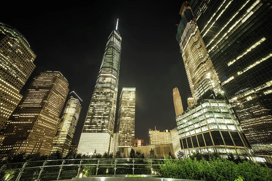 Freedom Tower at Night 1 Photograph by Michelle Saraswati