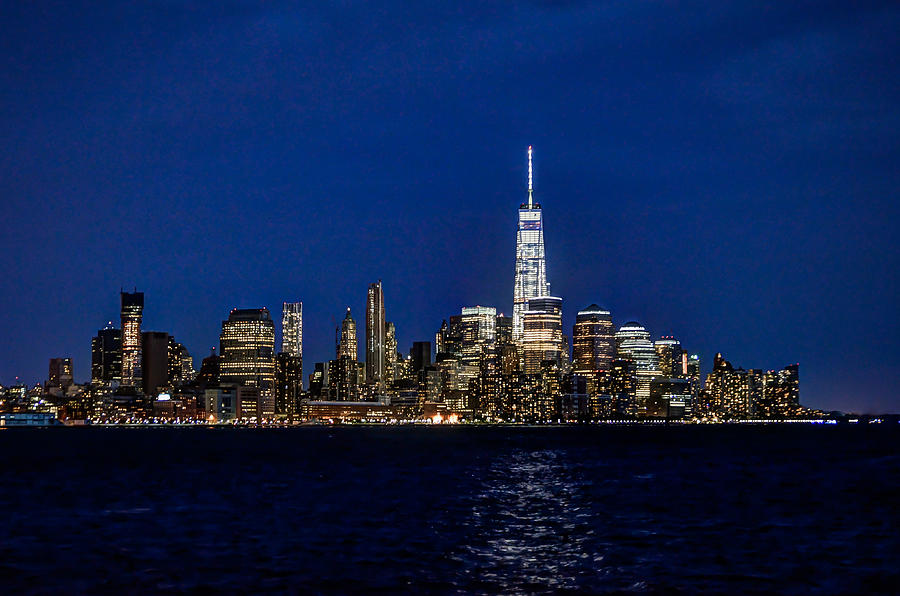 Freedom Tower at Night Photograph by Steven Riker - Pixels