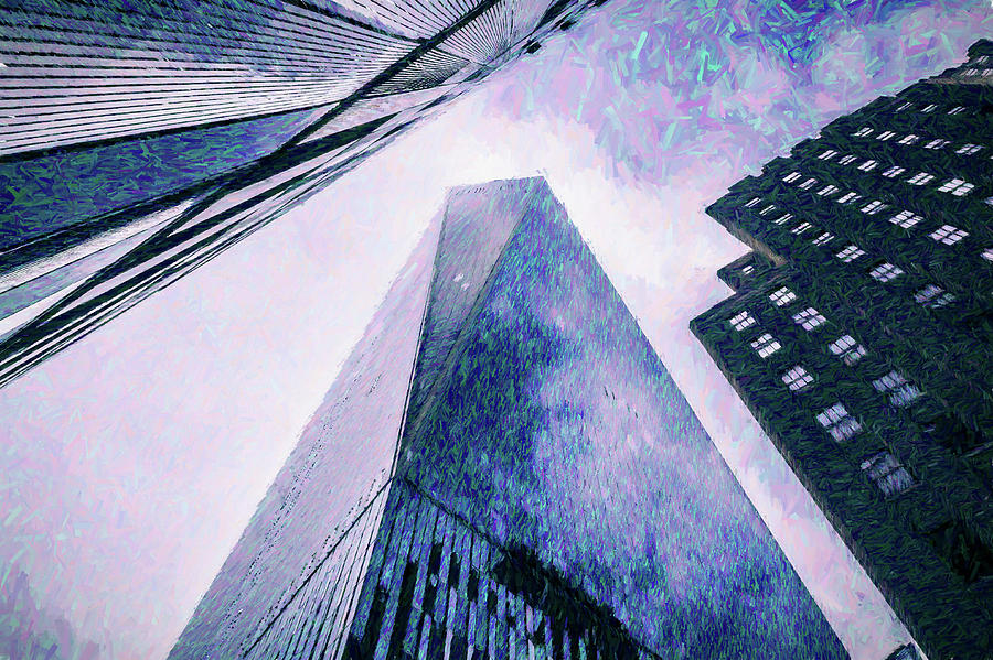 Freedom Tower Crayon Sketch Photograph by Wade Brooks