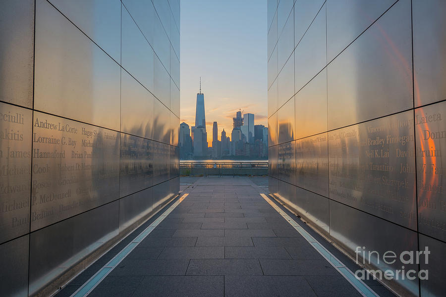 Freedom Tower From Empty Sky Memorial  Photograph by Michael Ver Sprill