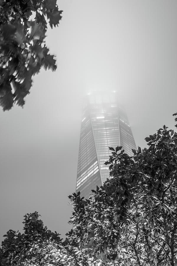 Freedom Tower in the Fog  Photograph by John McGraw