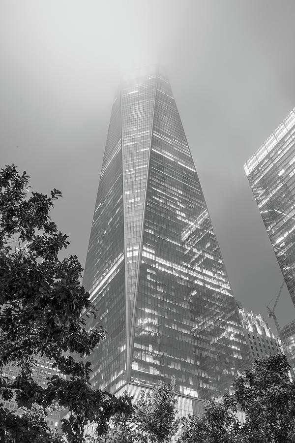 Freedom Tower into the Fog  Photograph by John McGraw