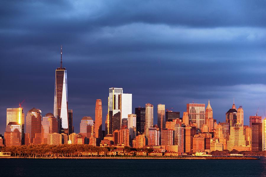 Freedom Tower, Lower Manhatten Skyline Photograph by Bob Cuthbert ...