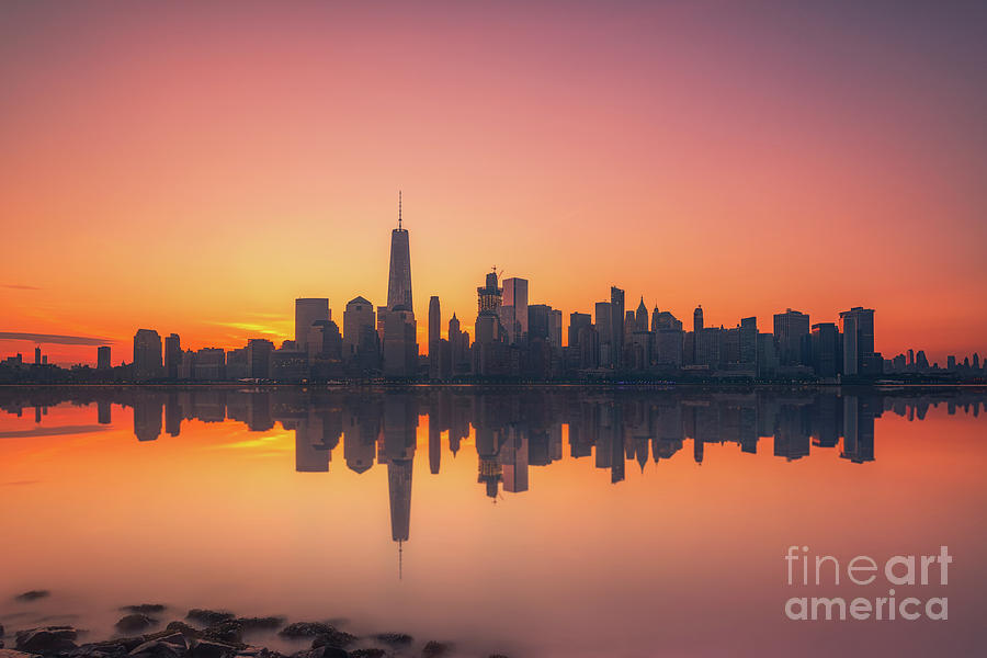 Freedom Tower Reflections  Photograph by Michael Ver Sprill