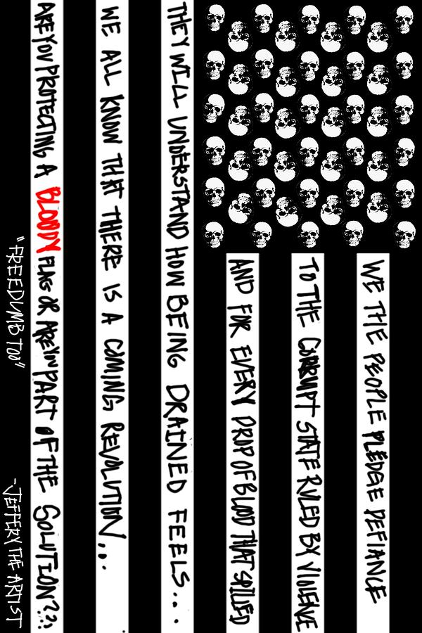 Freedumb II Painting by Chief Hachibi Freedumb II Painting by Chief Hachibi