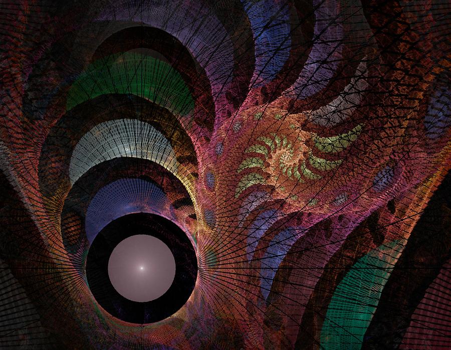 Abstract Digital Art - Freefall - Fractal Art by Nirvana Blues