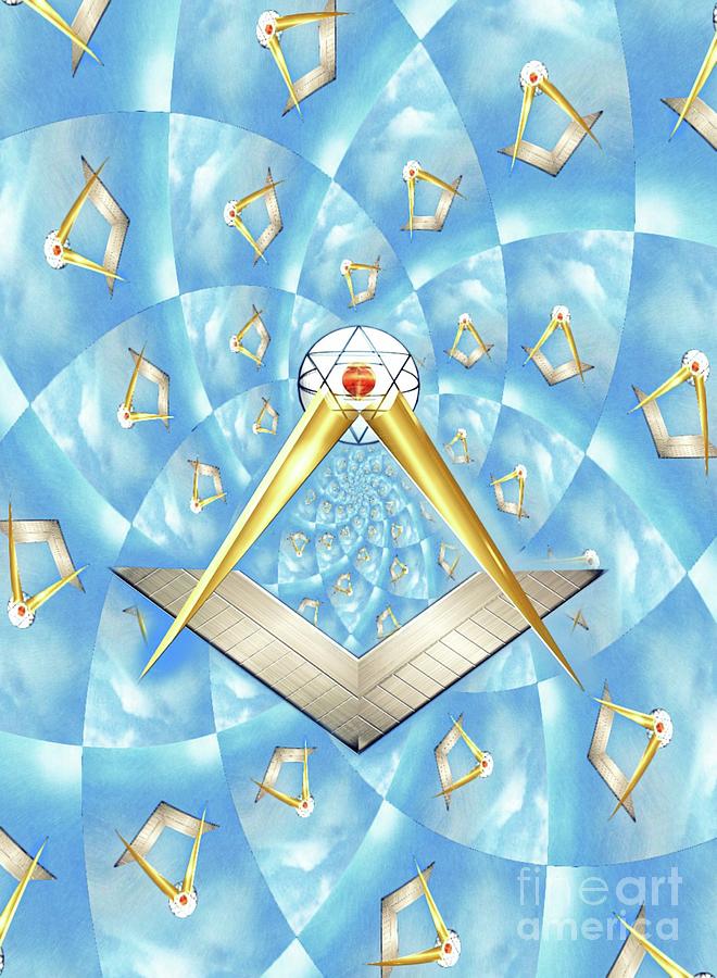 Freemason Symbolism Mixed Media